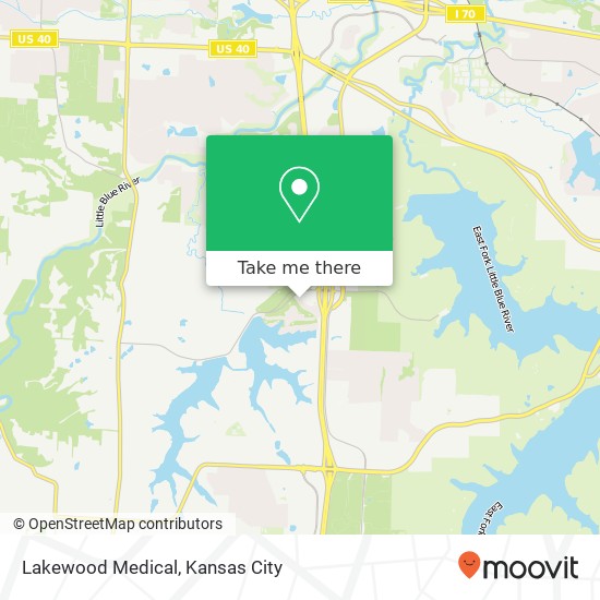 Lakewood Medical map