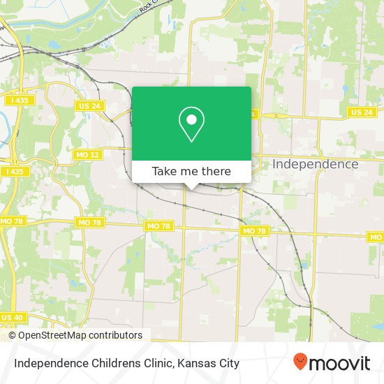 Independence Childrens Clinic map