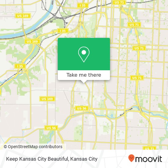 Keep Kansas City Beautiful map