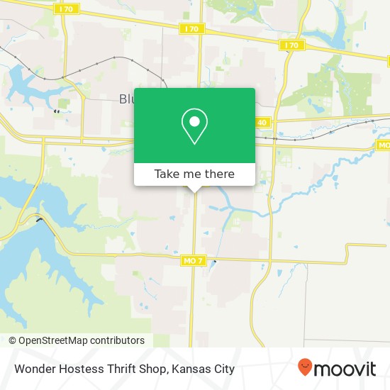 Mapa de Wonder Hostess Thrift Shop