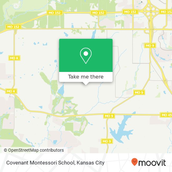 Mapa de Covenant Montessori School