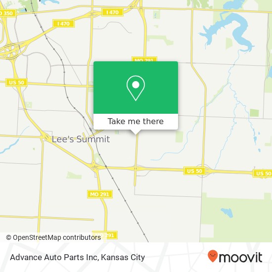 Advance Auto Parts Inc map