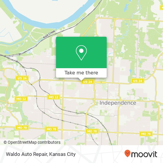 Waldo Auto Repair map