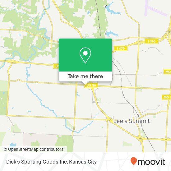 Dick's Sporting Goods Inc map