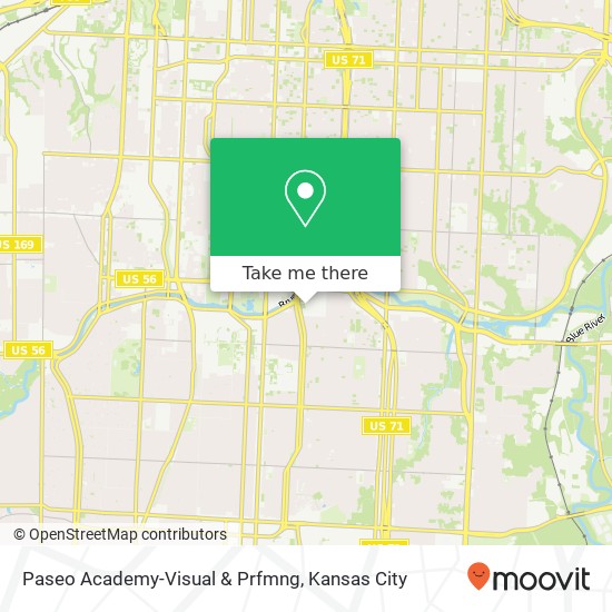 Paseo Academy-Visual & Prfmng map