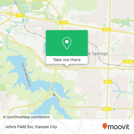 John's Field Svc map