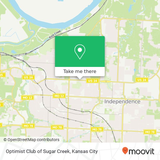 Mapa de Optimist Club of Sugar Creek