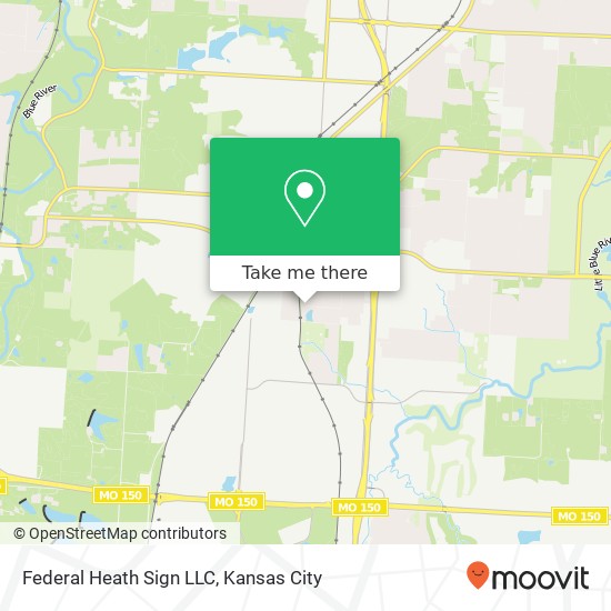 Mapa de Federal Heath Sign LLC