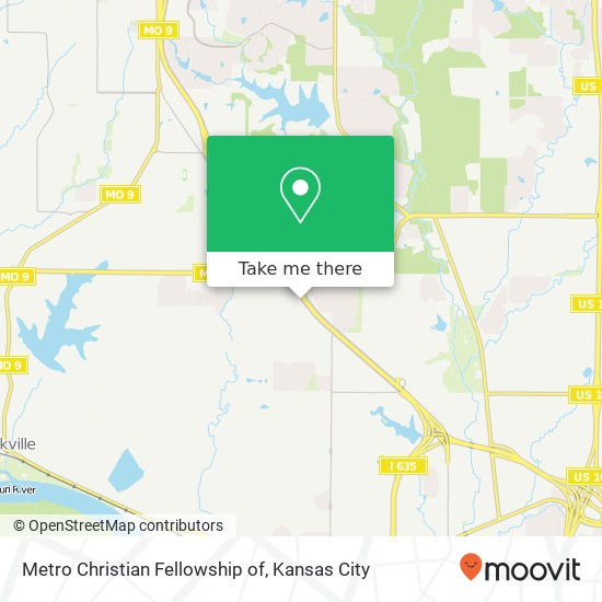 Mapa de Metro Christian Fellowship of