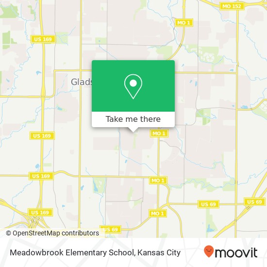 Meadowbrook Elementary School map