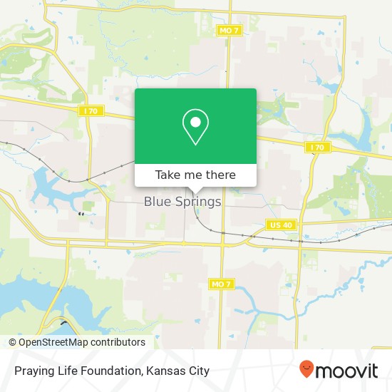 Praying Life Foundation map