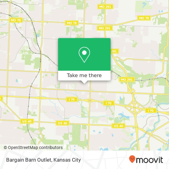 Bargain Barn Outlet map