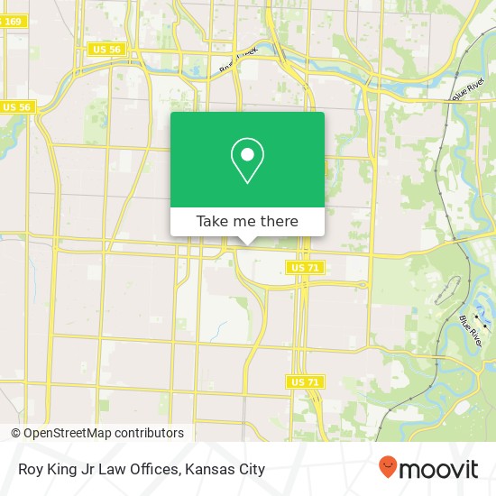 Mapa de Roy King Jr Law Offices