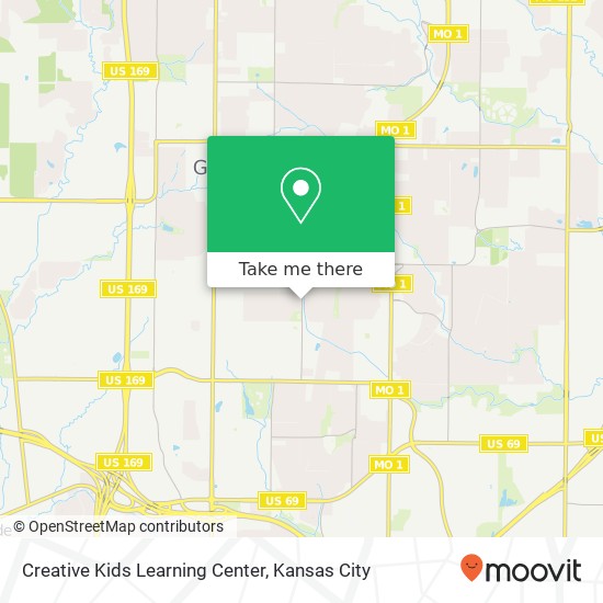Creative Kids Learning Center map