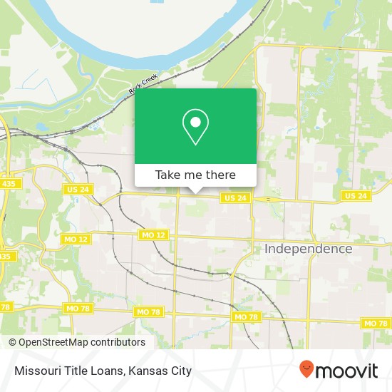 Missouri Title Loans map