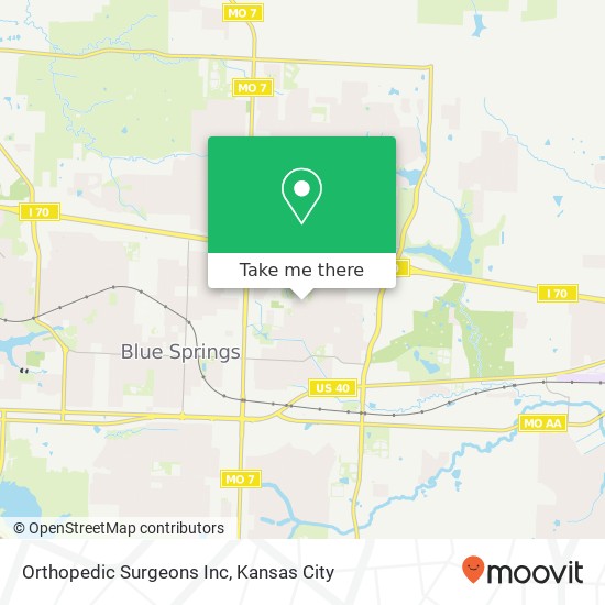 Orthopedic Surgeons Inc map