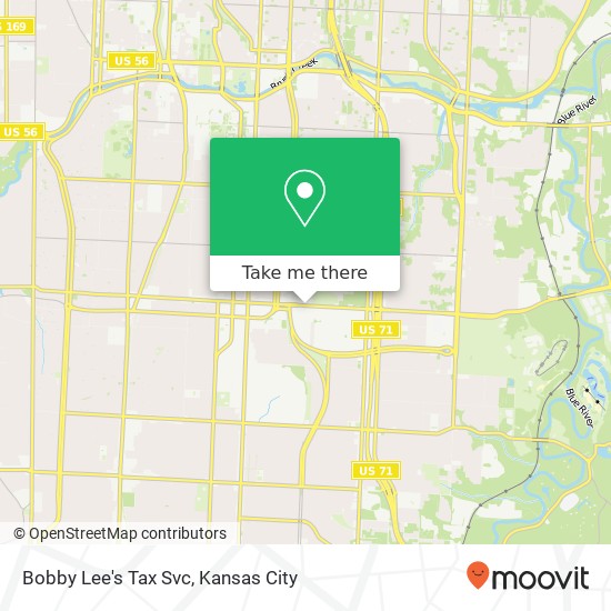 Mapa de Bobby Lee's Tax Svc