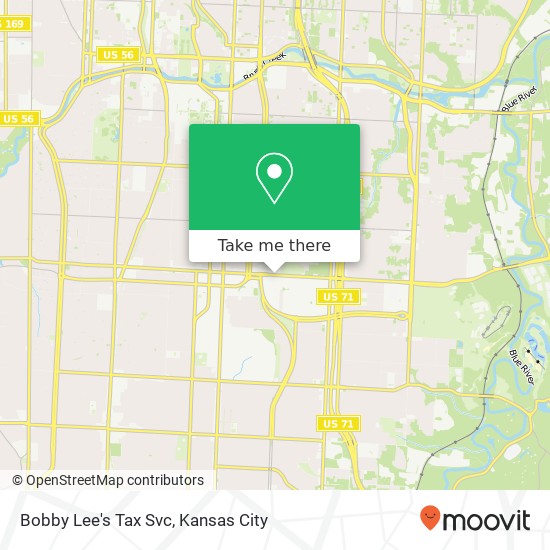 Bobby Lee's Tax Svc map