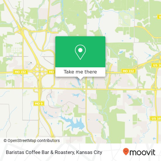Mapa de Baristas Coffee Bar & Roastery