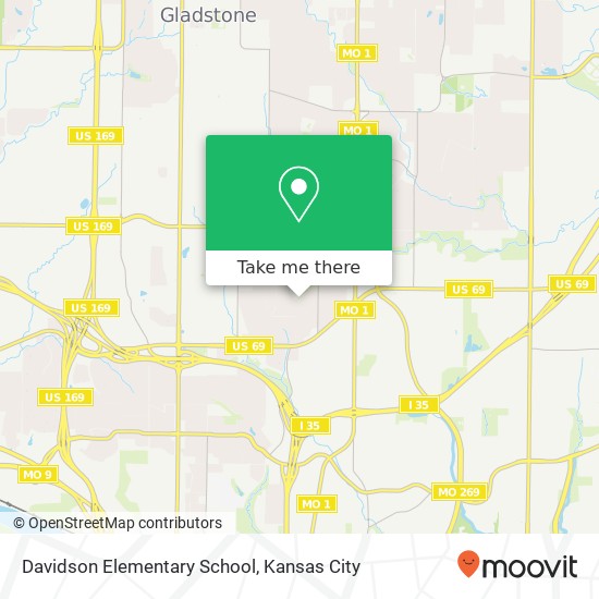 Davidson Elementary School map