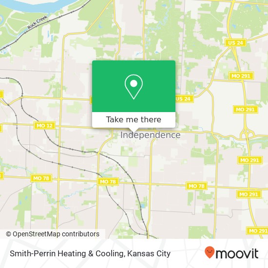 Smith-Perrin Heating & Cooling map