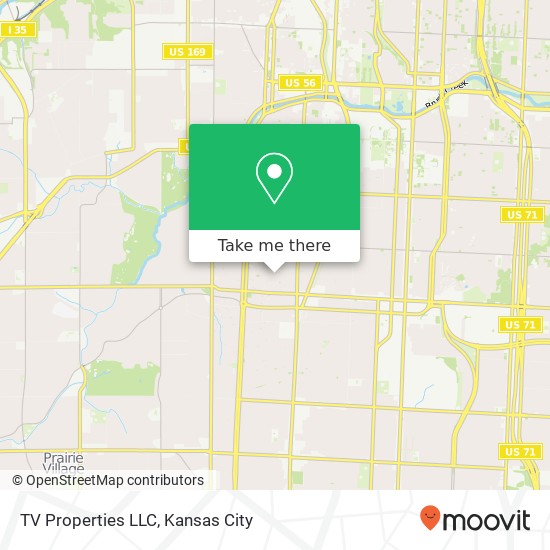 TV Properties LLC map