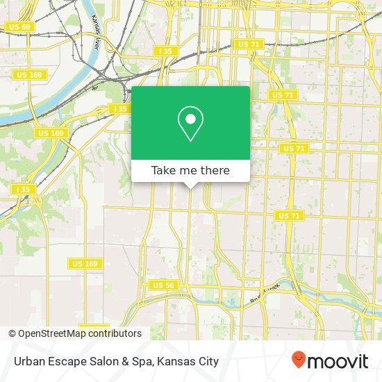 Urban Escape Salon & Spa map