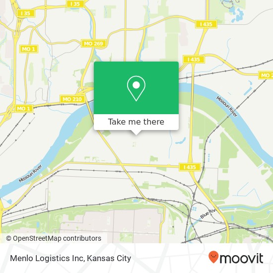 Menlo Logistics Inc map