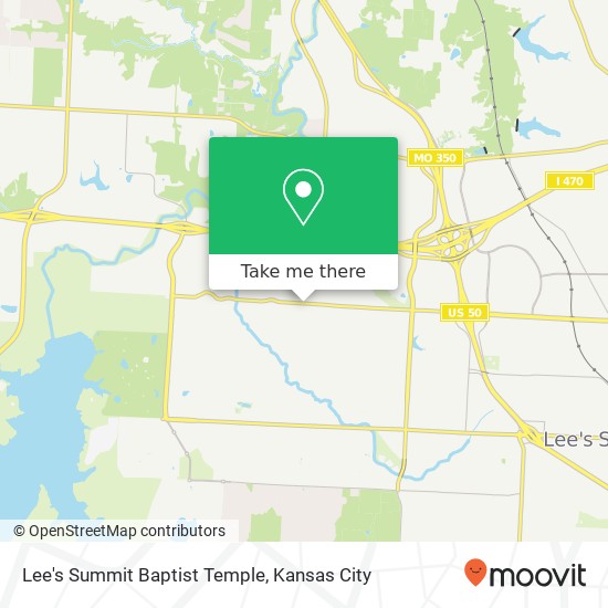 Mapa de Lee's Summit Baptist Temple