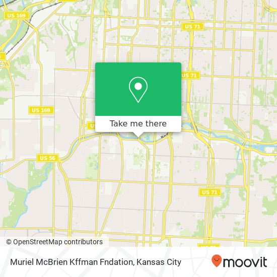 Mapa de Muriel McBrien Kffman Fndation