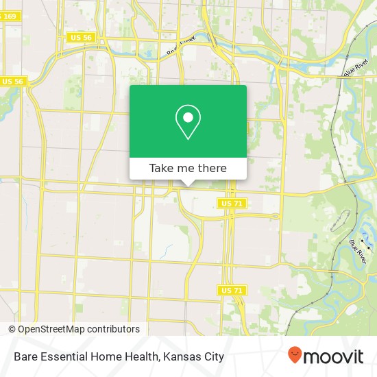 Bare Essential Home Health map