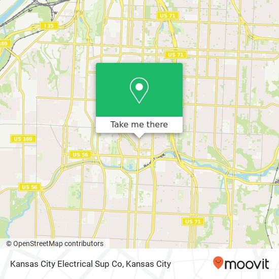 Mapa de Kansas City Electrical Sup Co