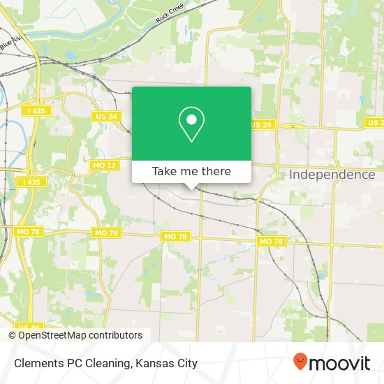 Clements PC Cleaning map