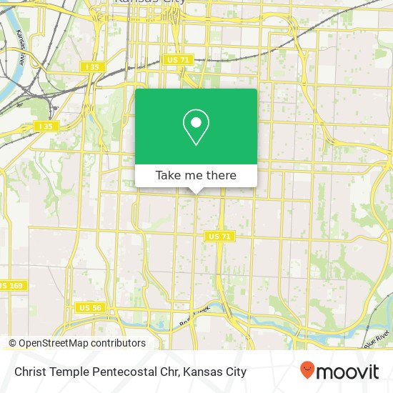 Christ Temple Pentecostal Chr map