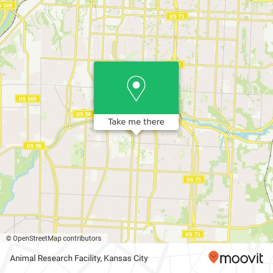 Animal Research Facility map