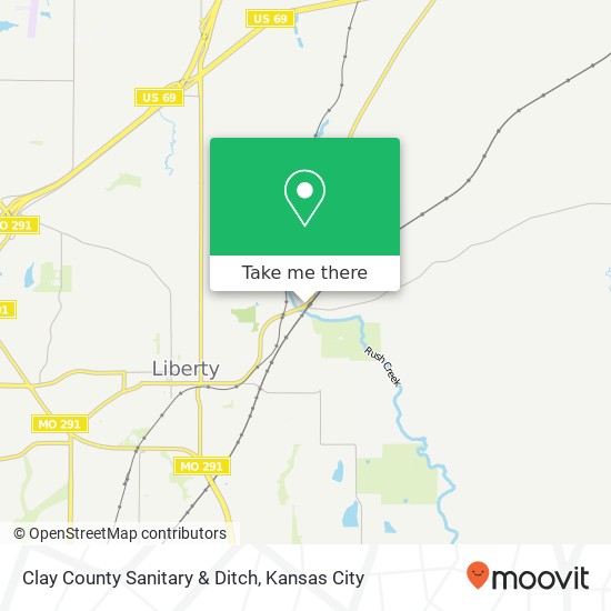 Mapa de Clay County Sanitary & Ditch