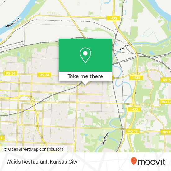 Waids Restaurant map