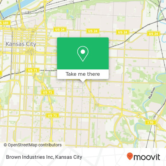 Mapa de Brown Industries Inc