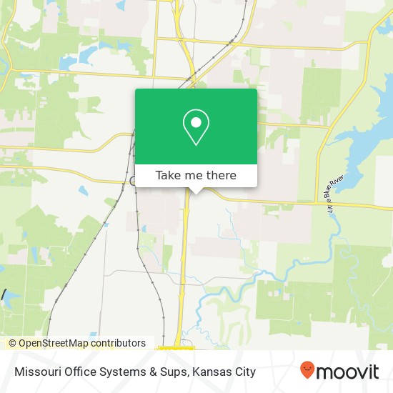 Missouri Office Systems & Sups map