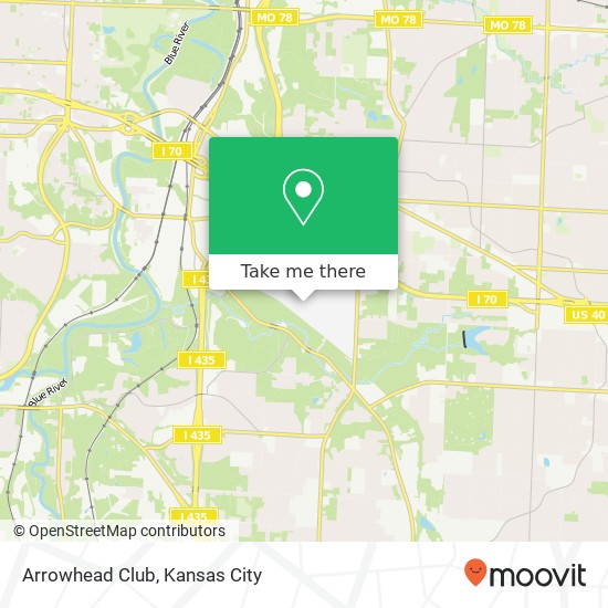 Mapa de Arrowhead Club