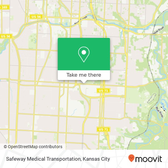 Safeway Medical Transportation map