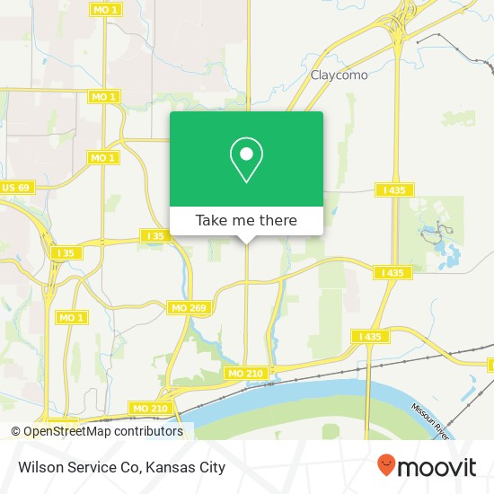 Wilson Service Co map