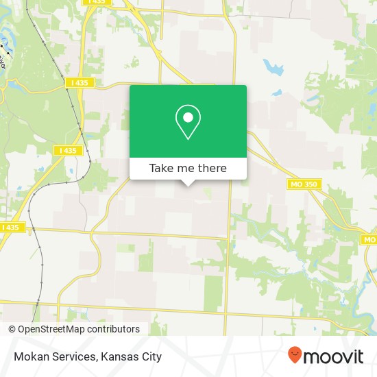 Mokan Services map