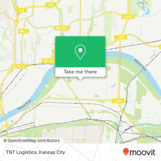 Mapa de TNT Logistics