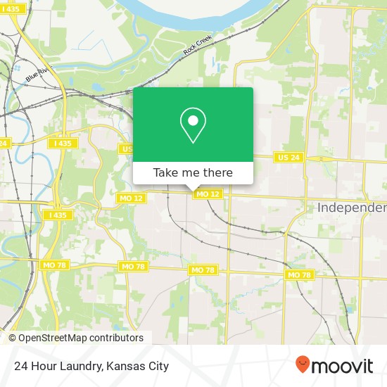 Mapa de 24 Hour Laundry