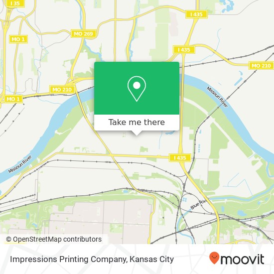 Impressions Printing Company map