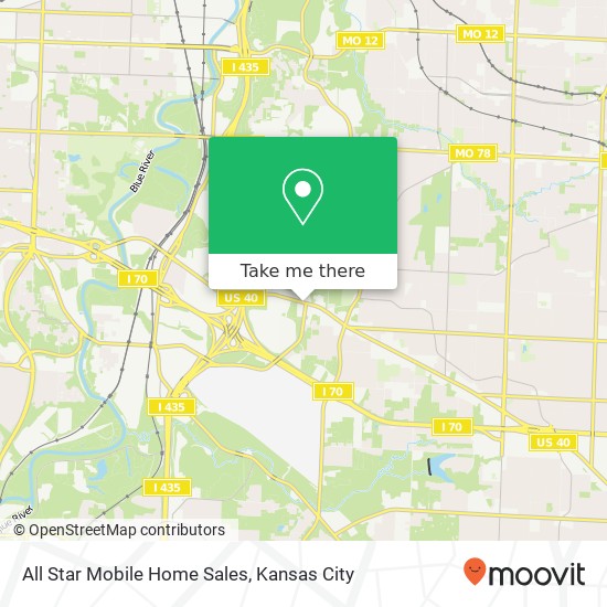 Mapa de All Star Mobile Home Sales