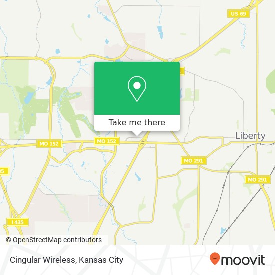 Mapa de Cingular Wireless