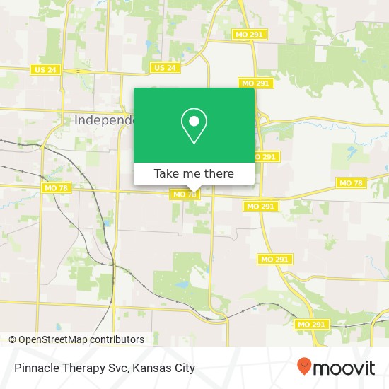 Pinnacle Therapy Svc map