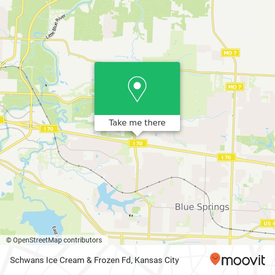 Schwans Ice Cream & Frozen Fd map